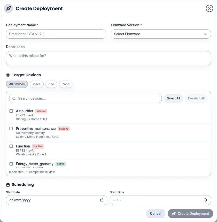 Create Deployment